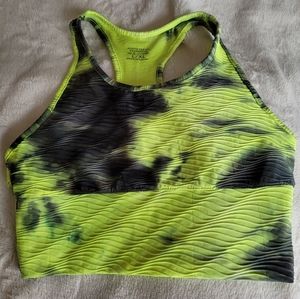 Neon Black Sports Bra